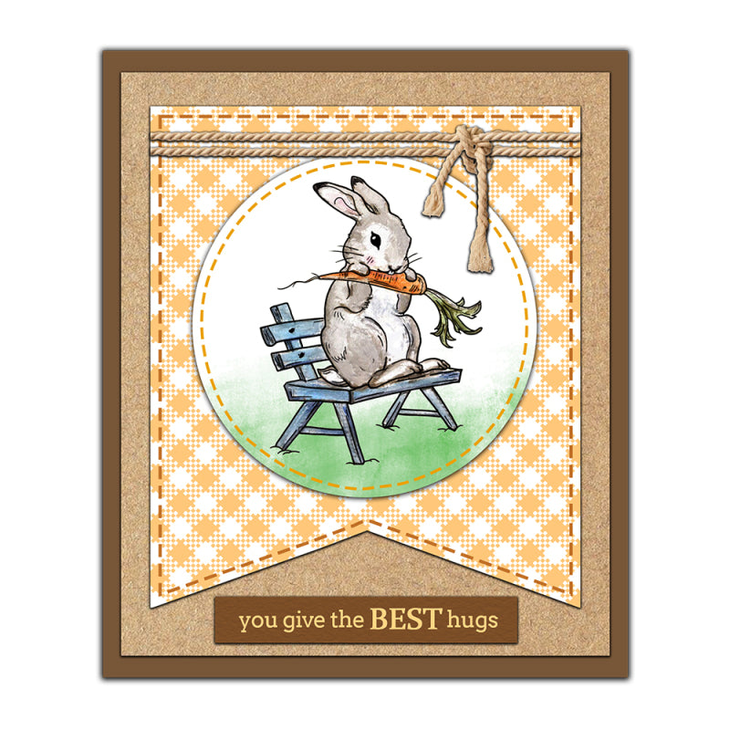 Inlovearts Lovely Bunny Dies with Stamps Set