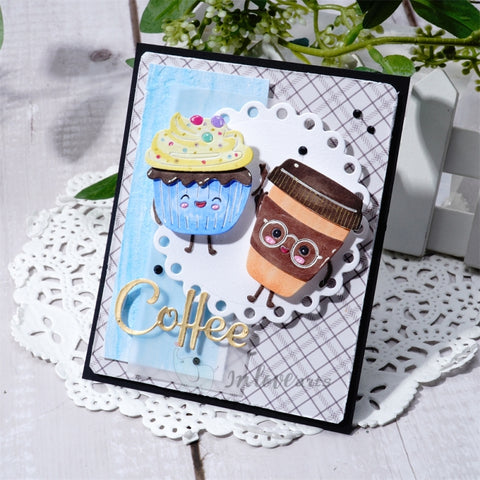 Inlovearts Lovely Coffee Cup Cutting Dies