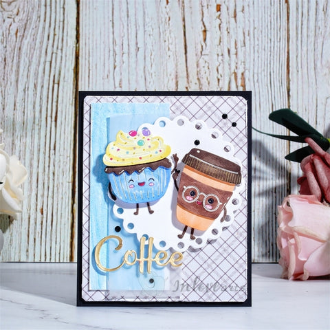 Inlovearts Lovely Coffee Cup Cutting Dies