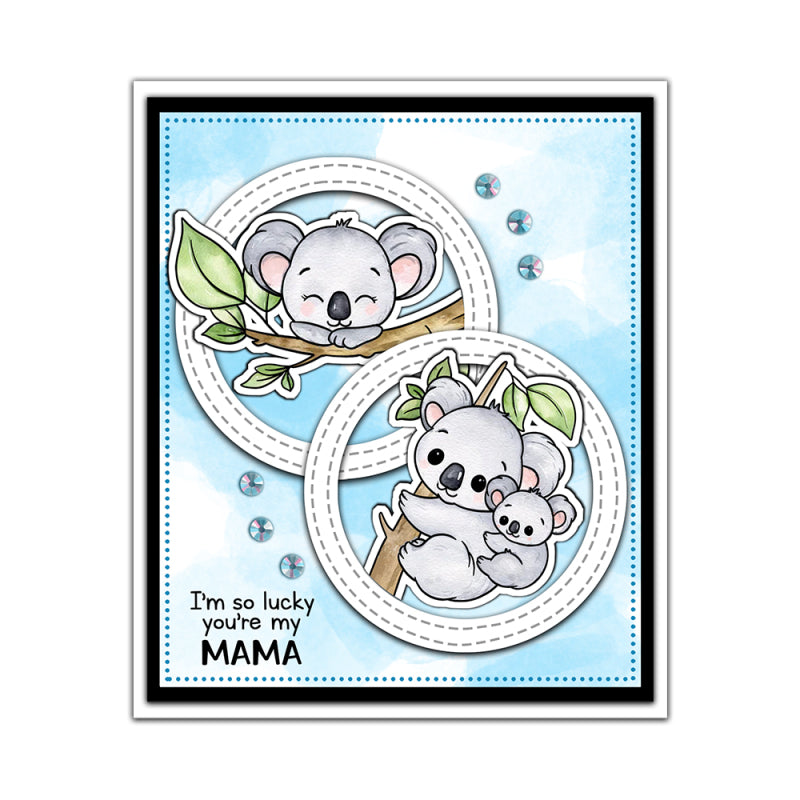 Inlovearts Lovely Koala Dies with Stamps Set
