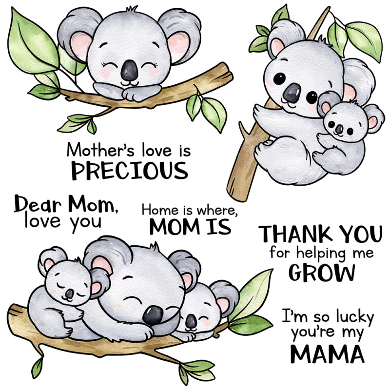 Inlovearts Lovely Koala Dies with Stamps Set