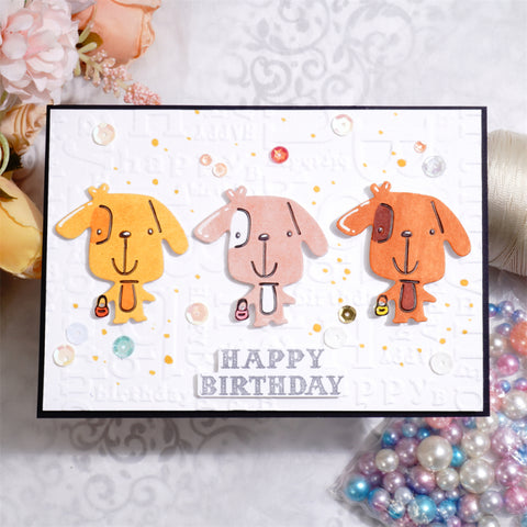 Inlovearts Lovely Puppy Cutting Dies