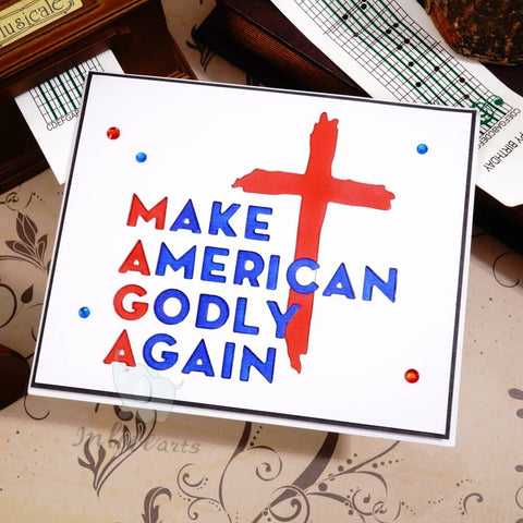 Inlovearts "Make American Godly Again Cutting Dies