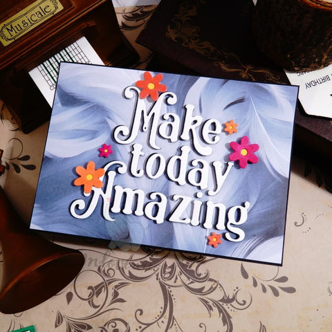 Inlovearts Make Today Amazing Cutting Dies