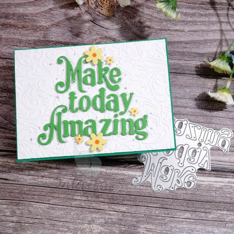 Inlovearts Make Today Amazing Cutting Dies