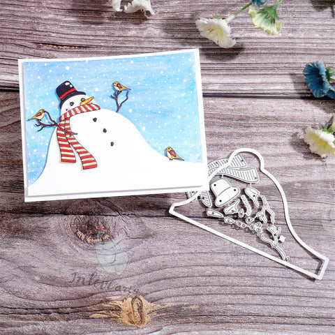 Inlovearts Melting Snowman Cutting Dies