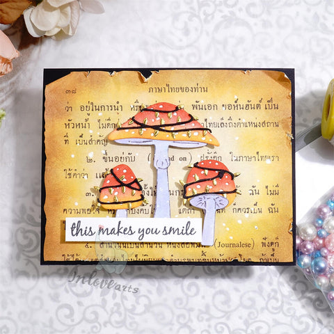 Inlovearts Mushroom and Light Strip Cutting Dies