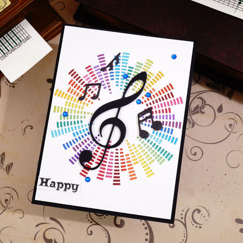 Inlovearts Music Note and Voice Cutting Dies