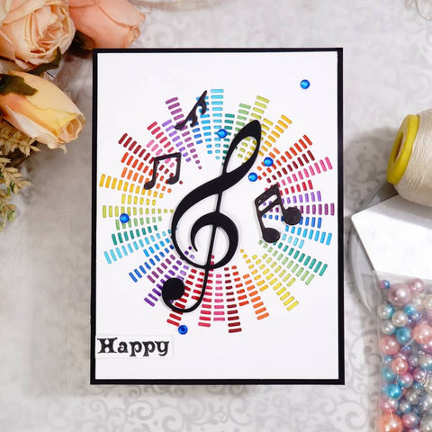 Inlovearts Music Note and Voice Cutting Dies