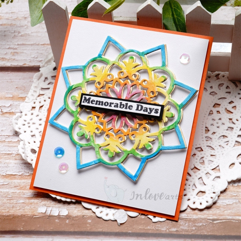 Inlovearts Octagonal Lace Border Cutting Dies
