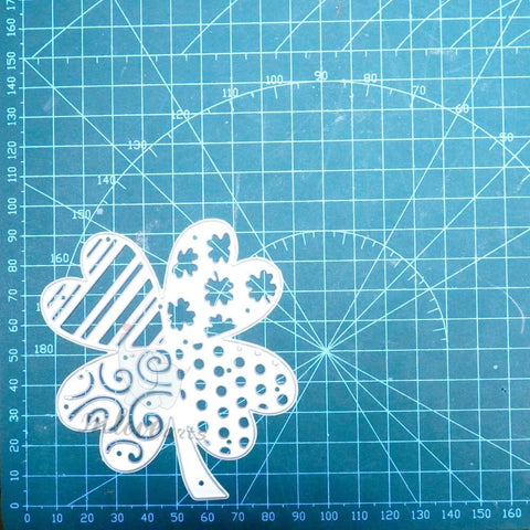 Inlovearts Patterned Four Leaf Clover Cutting Dies