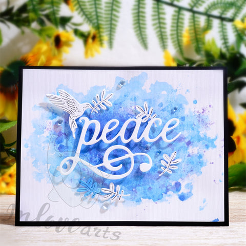 Inlovearts Peace Word and Music Note Cutting Dies