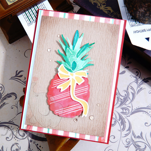 Inlovearts Pineapple with Bowknot Cutting Dies