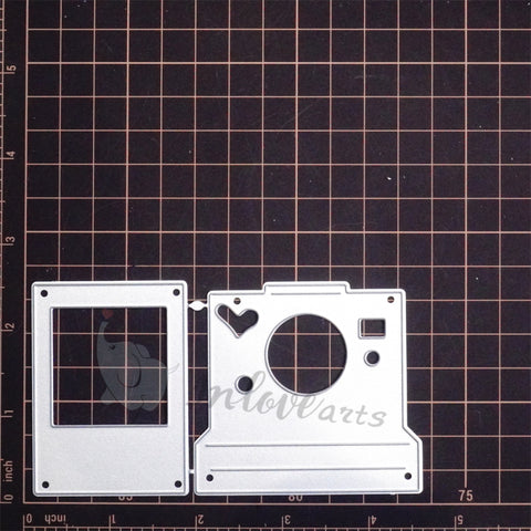 Inlovearts Polaroid Camera Cutting Dies