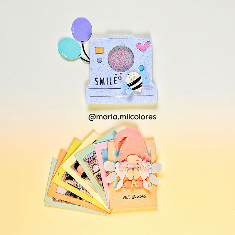 Inlovearts Polaroid Camera Cutting Dies