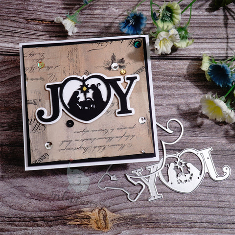 Inlovearts Prayer JOY Word Cutting Dies