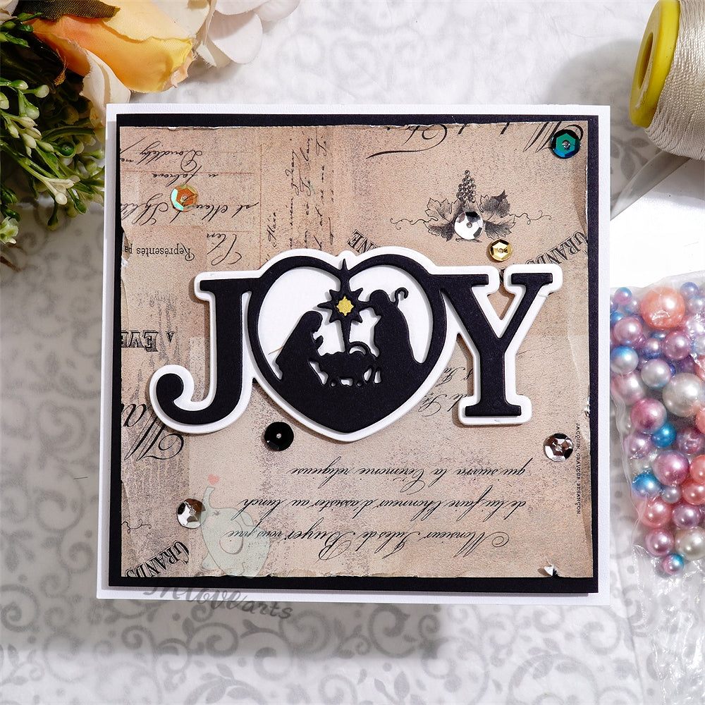 Inlovearts Prayer JOY Word Cutting Dies