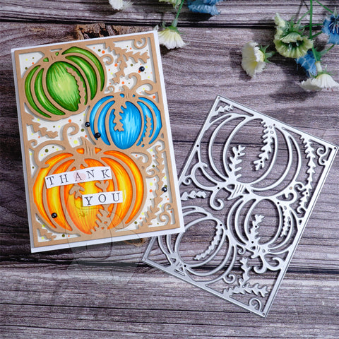 Inlovearts Pumpkin Background Board Cutting Dies