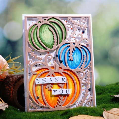 Inlovearts Pumpkin Background Board Cutting Dies