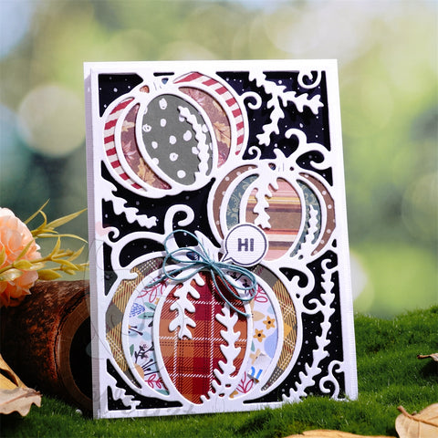 Inlovearts Pumpkin Background Board Cutting Dies