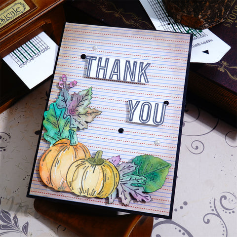 Inlovearts Pumpkin Corner Border Cutting Dies