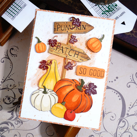 Inlovearts Pumpkin and Road Sign Cutting Dies