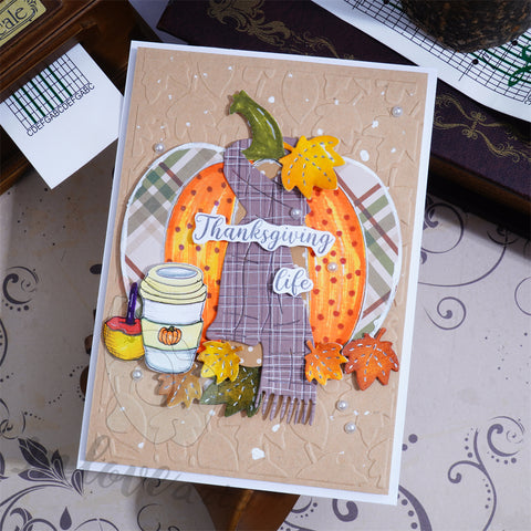 Inlovearts Pumpkin and Autumn Supplies Cutting Dies