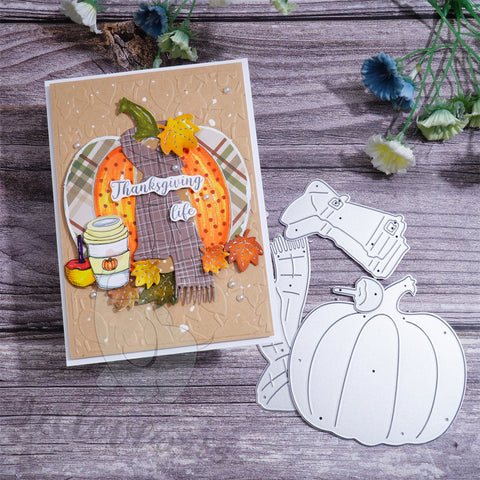 Inlovearts Pumpkin and Autumn Supplies Cutting Dies