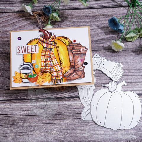 Inlovearts Pumpkin and Autumn Supplies Cutting Dies