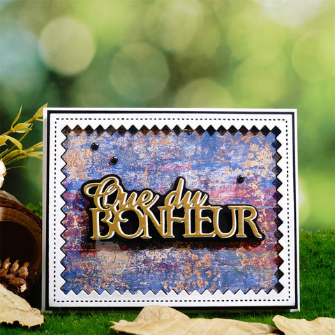 Inlovearts Que du BONHEUR Cutting Dies