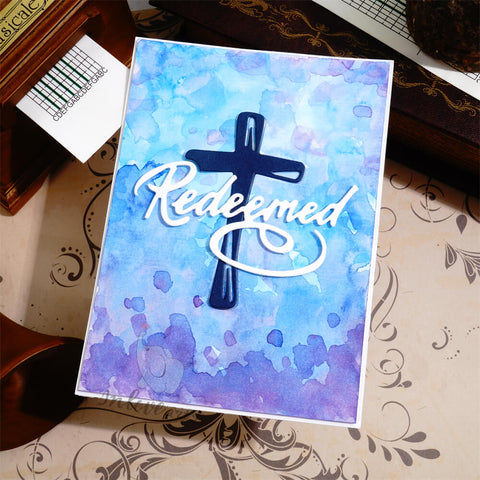 Inlovearts Redeemed Word and Cross Cutting Dies