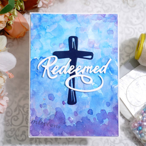 Inlovearts Redeemed Word and Cross Cutting Dies