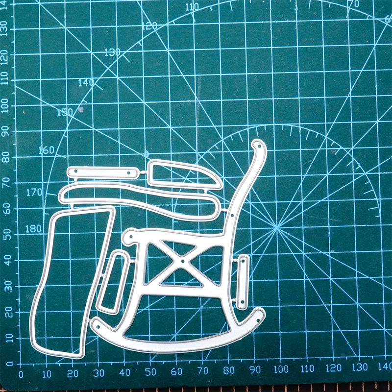 Inlovearts Rocking Chair Cutting Dies