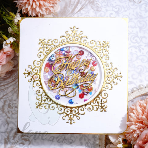 Inlovearts Round Lace Border Cutting Dies