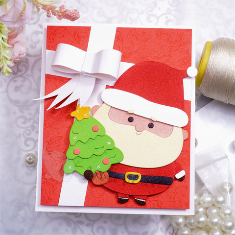 Inlovearts Santa Claus and Christmas Tree Cutting Dies