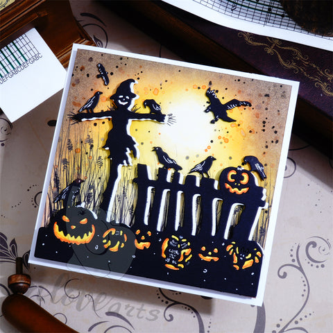 Inlovearts Scarecrow and Fence Cutting Dies