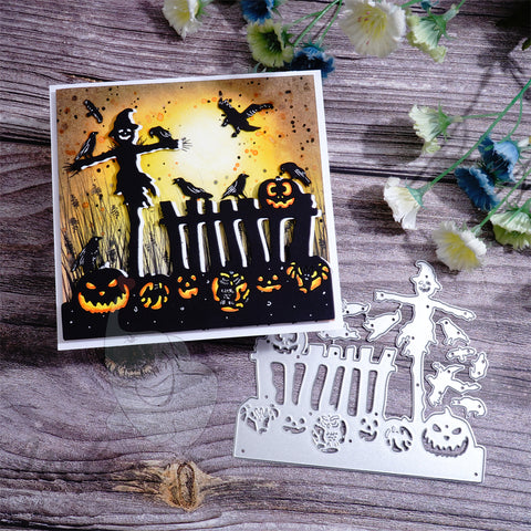 Inlovearts Scarecrow and Fence Cutting Dies