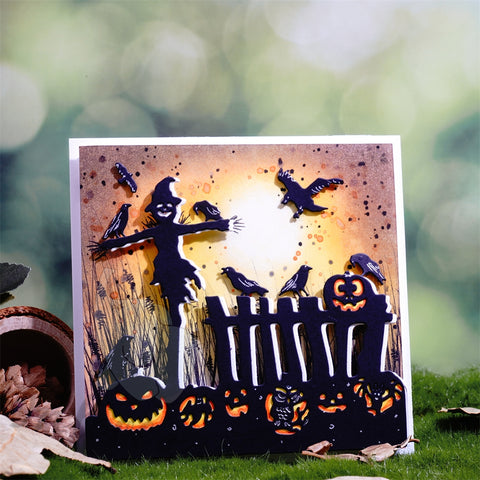 Inlovearts Scarecrow and Fence Cutting Dies