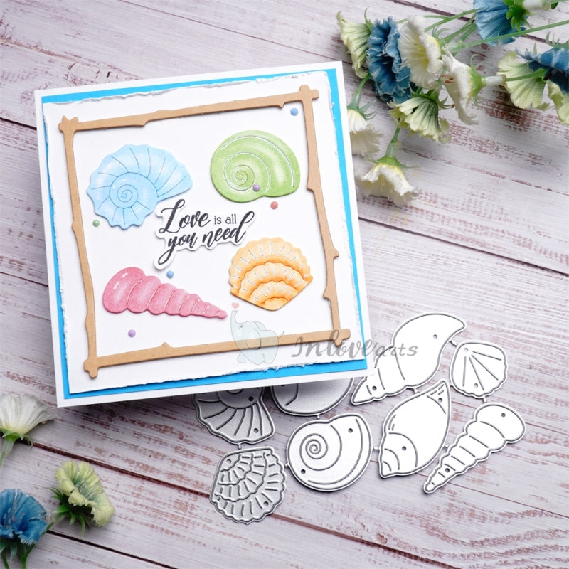 Inlovearts Sea Shells Cutting Dies