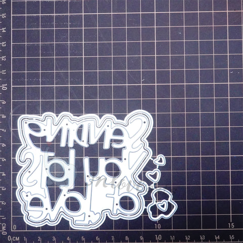 Inlovearts "Sending you lots of Love" Cutting Dies