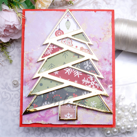 Inlovearts Separated Christmas Tree Cutting Dies