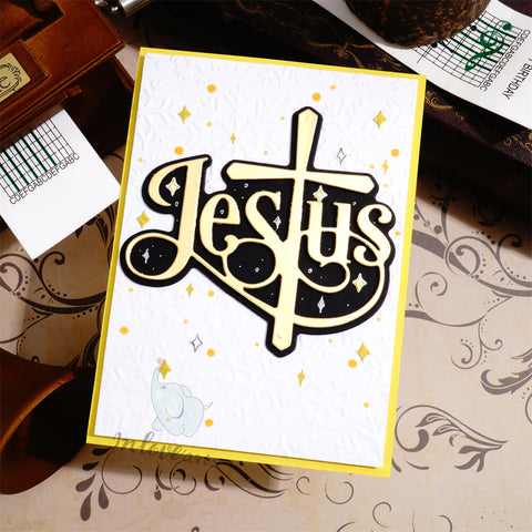 Inlovearts Shining Jesus Cross Cutting Dies