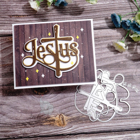 Inlovearts Shining Jesus Cross Cutting Dies