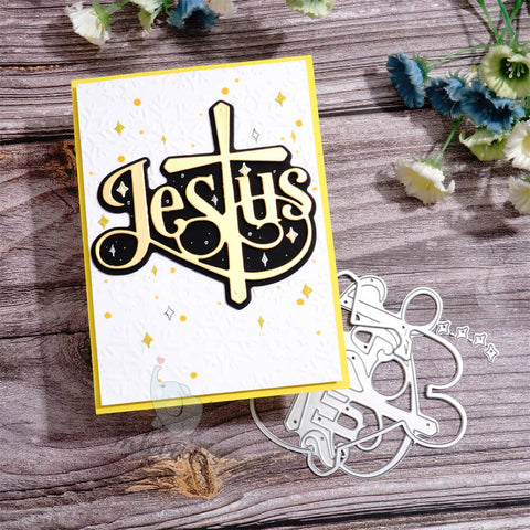 Inlovearts Shining Jesus Cross Cutting Dies