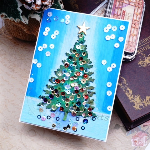 Inlovearts Simple Christmas Tree Cutting Dies