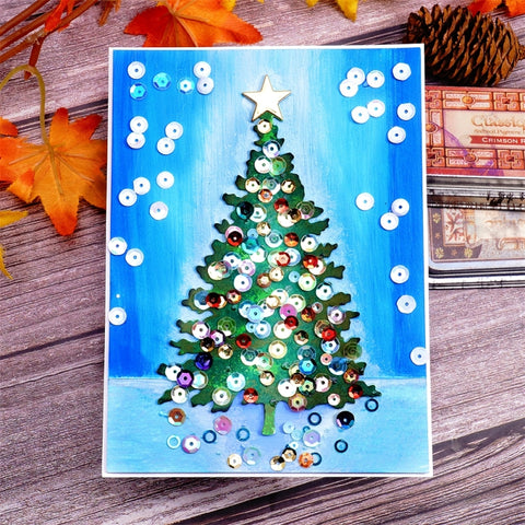 Inlovearts Simple Christmas Tree Cutting Dies
