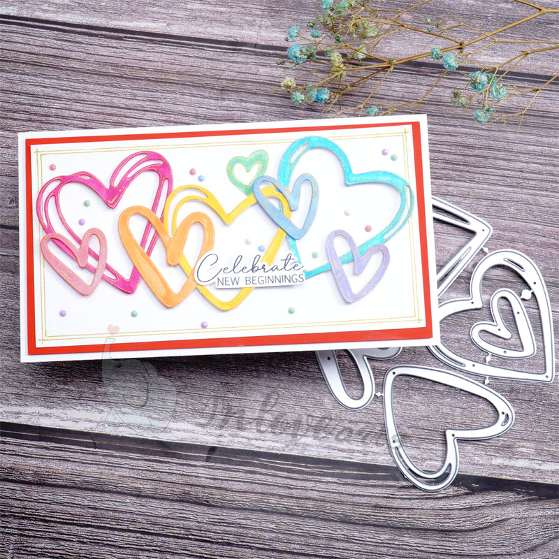 Inlovearts Simple Heart Cutting Dies