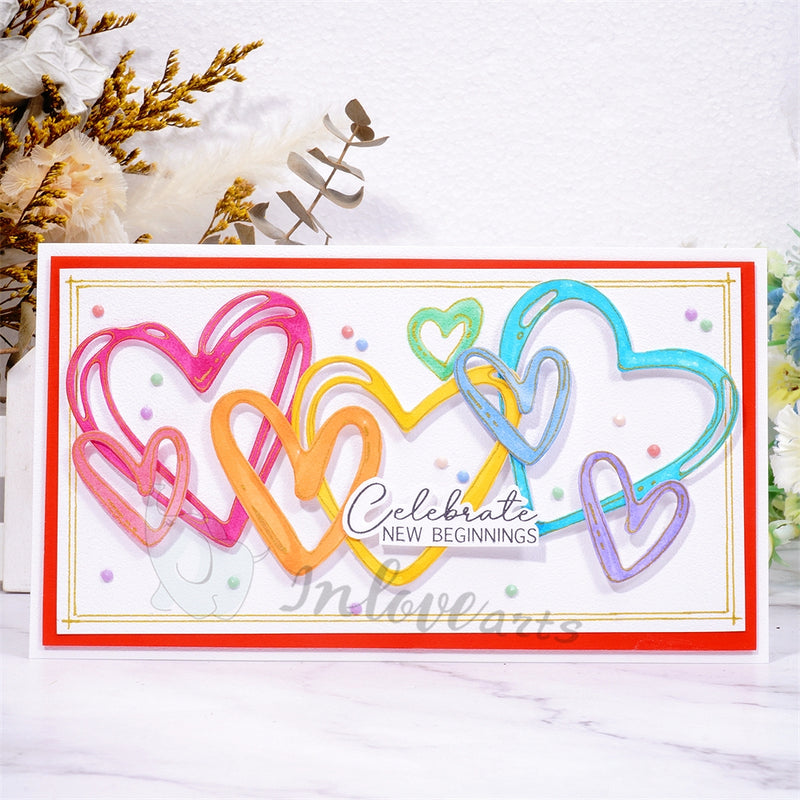 Inlovearts Simple Heart Cutting Dies