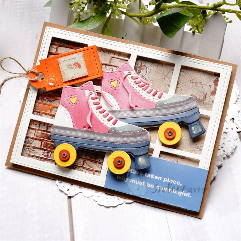 Inlovearts Skateboard Shoes Cutting Dies