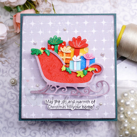 Inlovearts Sleigh Full of Gifts Cutting Dies